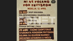 U nedelju protest u Vršcu